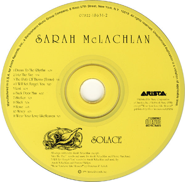 Sarah McLachlan – Solace