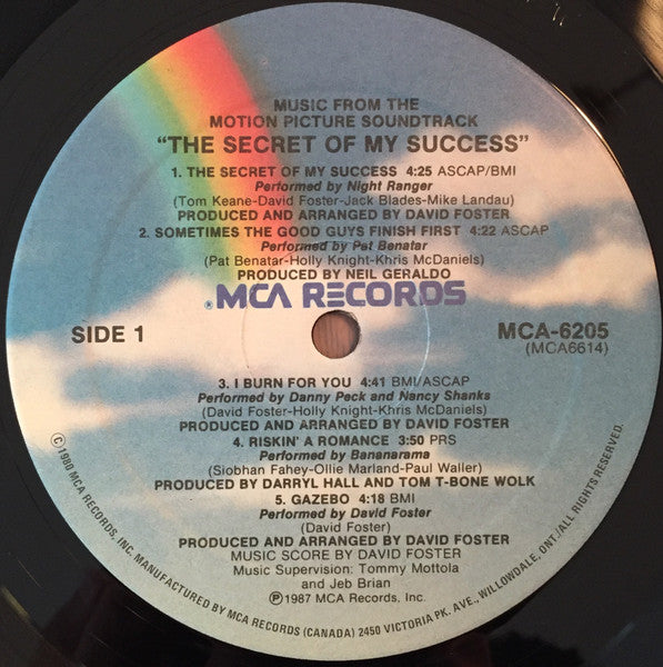 Various – The Secret Of My Success - Music From The Motion Picture Soundtrack