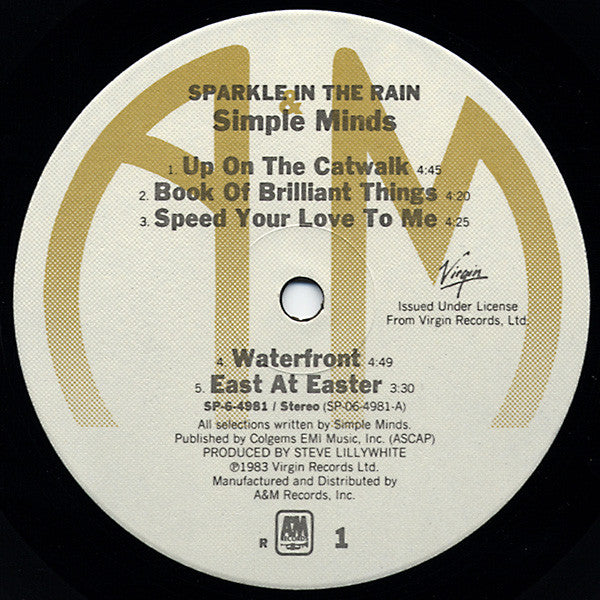 Simple Minds – Sparkle In The Rain