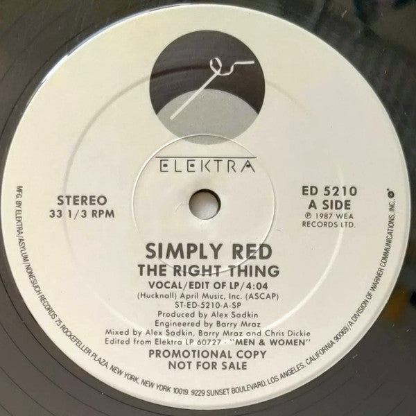 Simply Red – The Right Thing