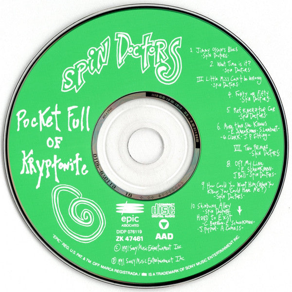 Spin Doctors – Pocket Full Of Kryptonite