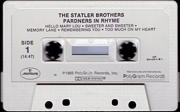 The Statler Brothers – Pardners In Rhyme