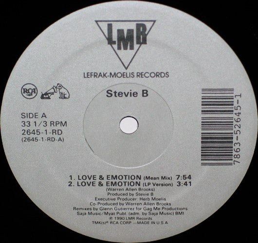 Stevie B – Love & Emotion