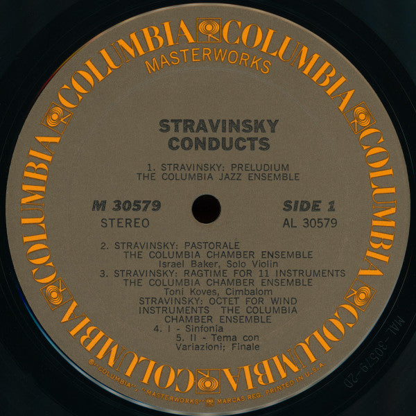 Stravinsky – Stravinsky Conducts Music For Chamber And Jazz Ensembles
