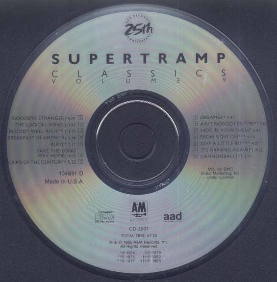 Supertramp – Classics Volume 9