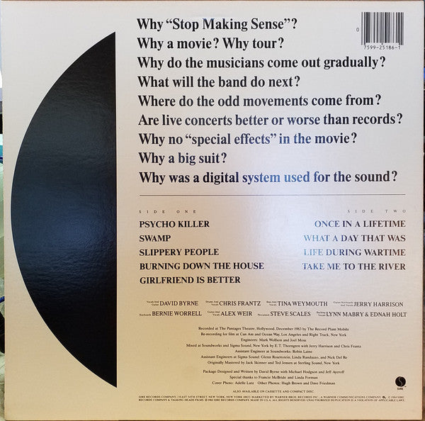 Talking Heads – Stop Making Sense