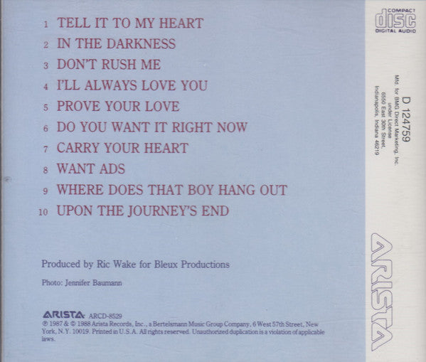 Taylor Dayne – Tell It To My Heart