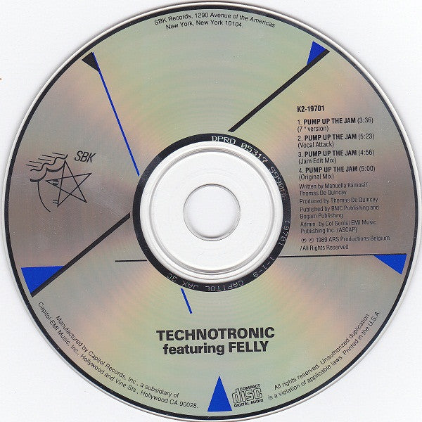 Technotronic Featuring Felly – Pump Up The Jam