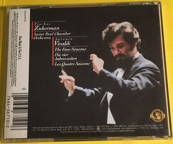Vivaldi, Saint Paul Chamber Orchestra, Pinchas Zukerman – The Four Seasons