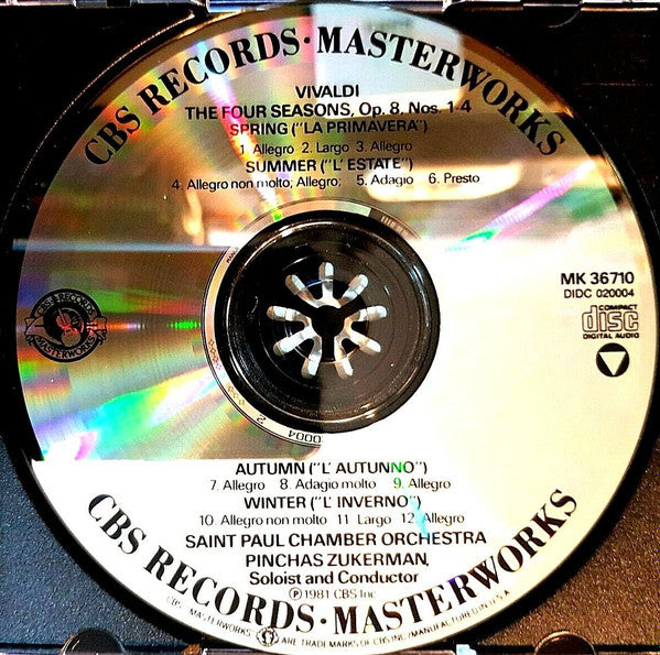 Vivaldi, Saint Paul Chamber Orchestra, Pinchas Zukerman – The Four Seasons