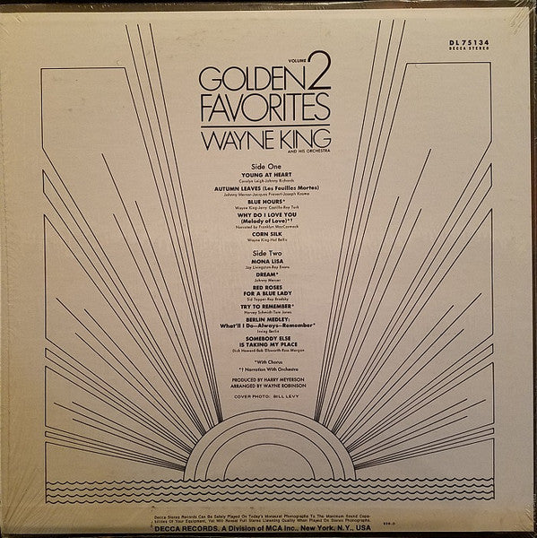 Wayne King And His Orchestra – Golden Favorites - Volume 2