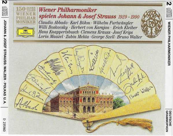 Wiener Philharmoniker / Johann & Josef Strauss – Wiener Philharmoniker Spielen Johann & Josef Strauss 1929-1990
