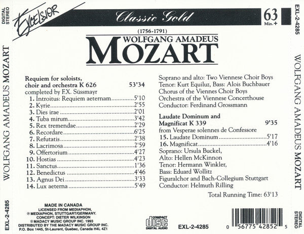 Wolfgang Amadeus Mozart – Requiem • Laudata Dominum