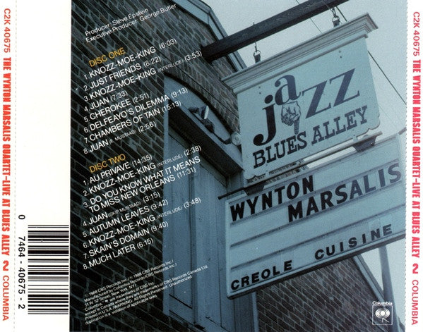 Wynton Marsalis – The Wynton Marsalis Quartet Live At Blues Alley