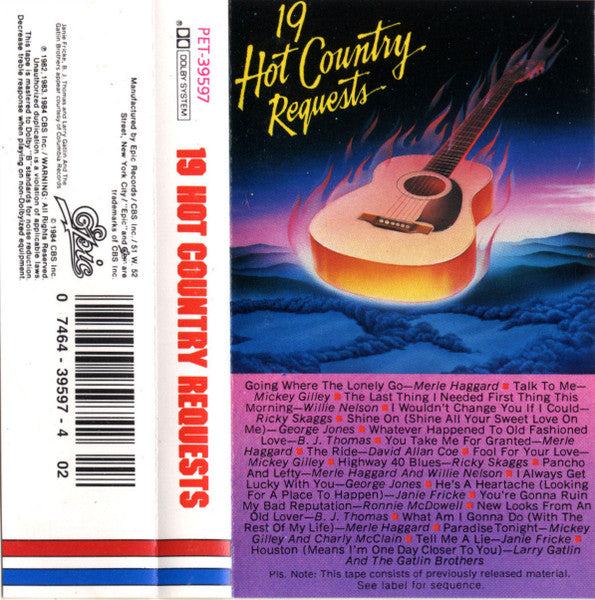 Various ‎– 19 Hot Country Requests
