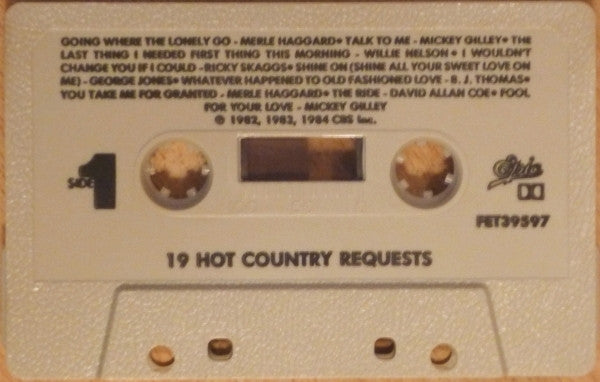 Various ‎– 19 Hot Country Requests