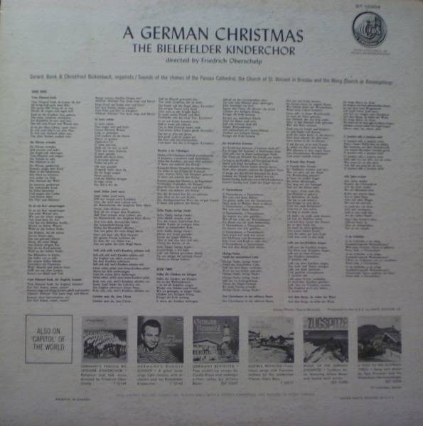 Bielefelder Kinderchor ‎– A German Christmas