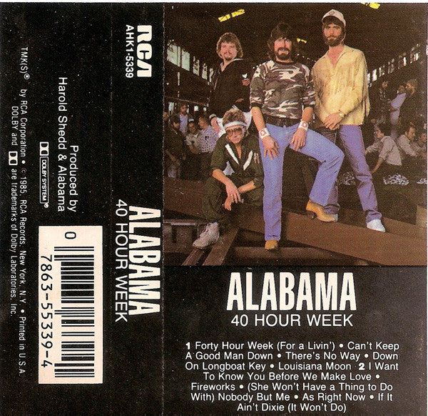 Alabama ‎– 40 Hour Week