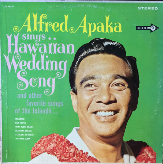 Alfred Apaka ‎– The Hawaiian Wedding Song