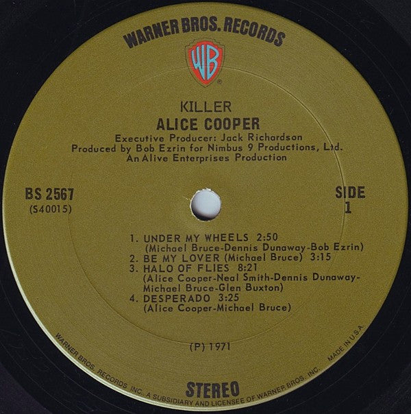 Alice Cooper ‎– Killer