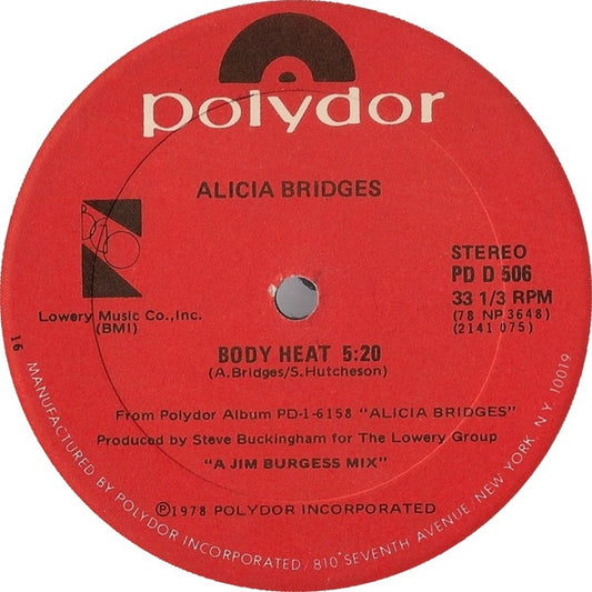 Alicia Bridges ‎– Body Heat