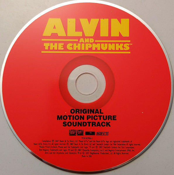 Alvin And The Chipmunks ‎– Alvin And The Chipmunks: Original Motion Picture Soundtrack