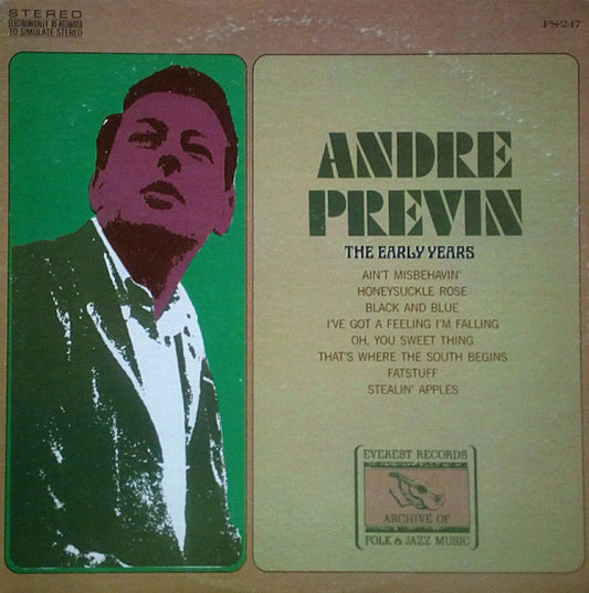 Andre Previn ‎– The Early Years