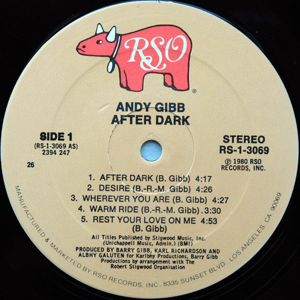 Andy Gibb ‎– After Dark