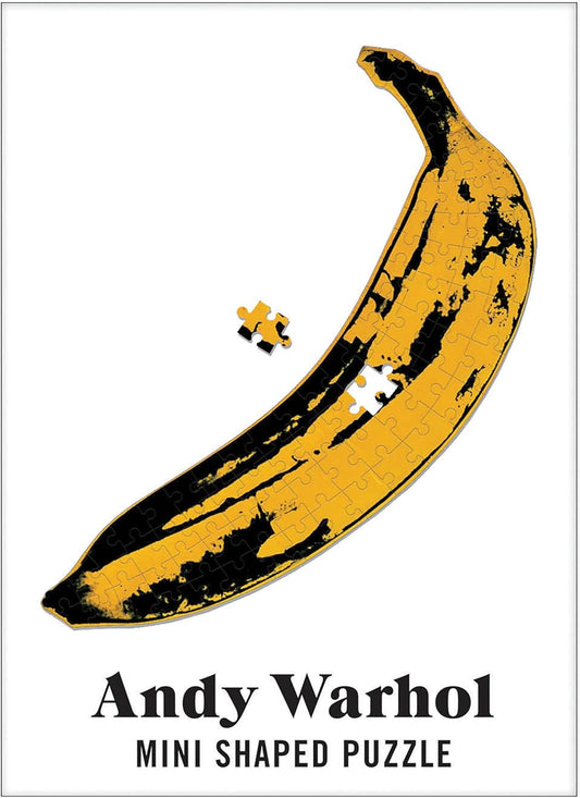Galison Andy Warhol Mini Shaped Puzzle Banana, Multicolor