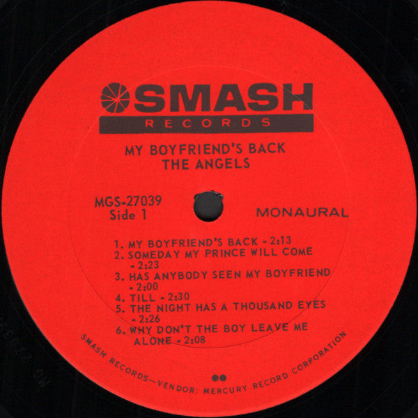 The Angels ‎– My Boyfriend's Back
