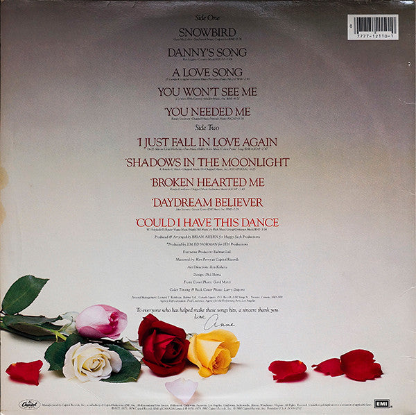 Anne Murray ‎– Anne Murray's Greatest Hits