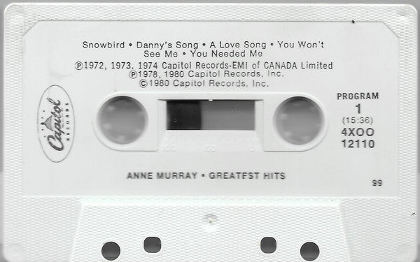 Anne Murray ‎– Greatest Hits