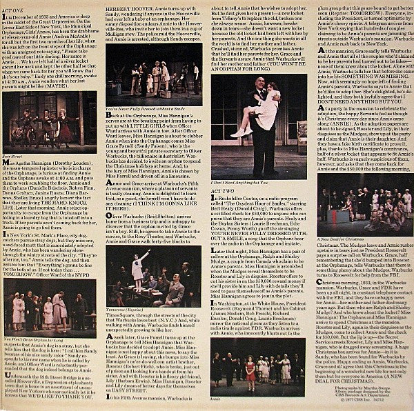 Original Cast ‎– Annie (A New Musical)