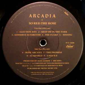 Arcadia ‎– So Red The Rose