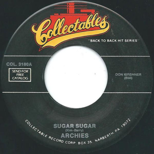 Archies / Johnny Thunder ‎– Sugar Sugar / Loop De Loop