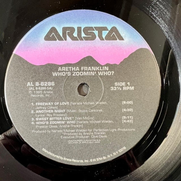 Aretha Franklin ‎– Who's Zoomin' Who?