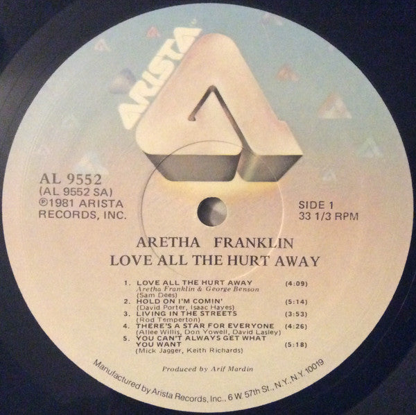 Aretha Franklin ‎– Love All The Hurt Away