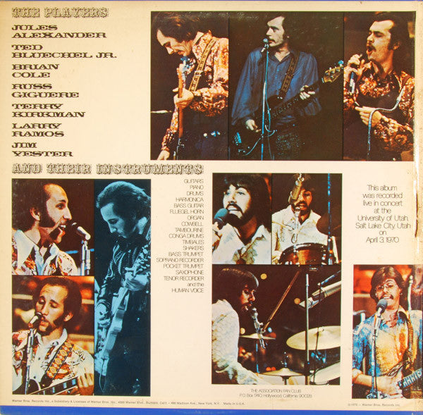 The Association ‎– "Live"
