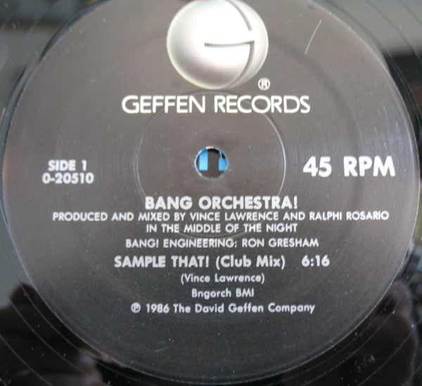 Bang Orchestra! ‎– Sample That!