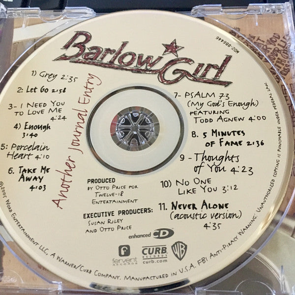 BarlowGirl ‎– Another Journal Entry