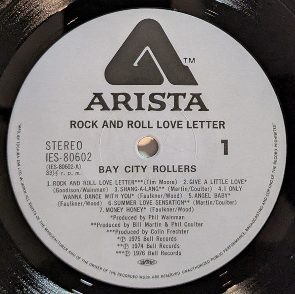 Bay City Rollers - Rock And Roll Love Letter