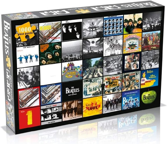 The Beatles Album Collage (1000 Piece Jigsaw Puzzle)