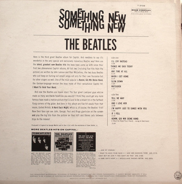 The Beatles ‎– Something New