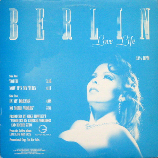 Berlin ‎– Selections From Love Life