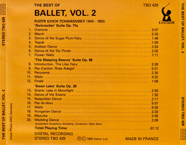 Tchaikovsky ‎– The Best Of Ballet Vol.2
