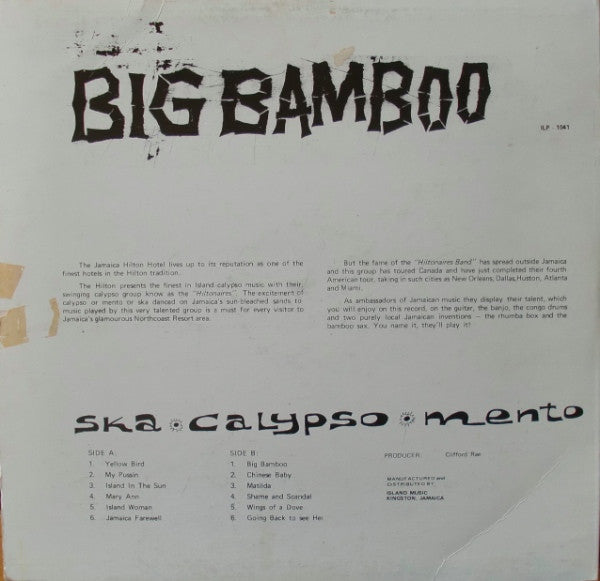Hiltonaires ‎– Big Bamboo