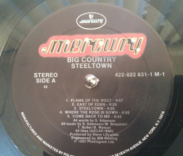 Big Country ‎– Steeltown