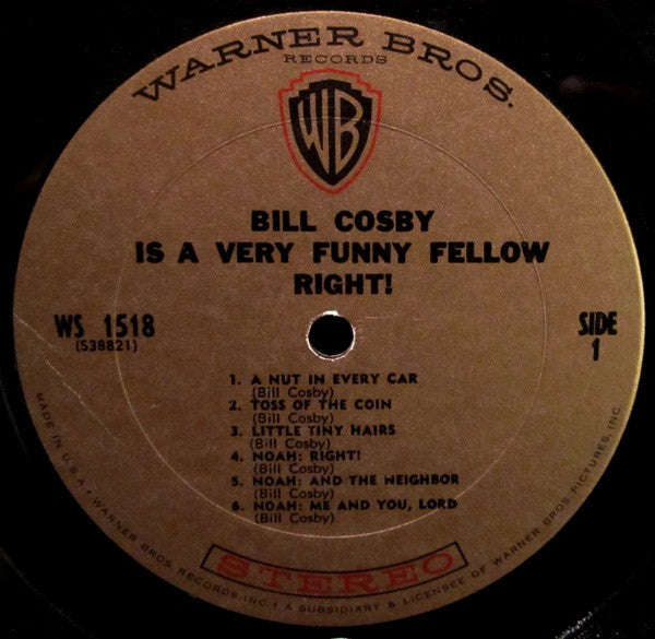 Bill Cosby ‎– Bill Cosby Is A Very Funny Fellow...Right!