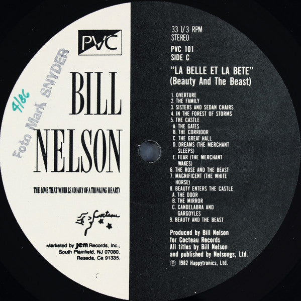 Bill Nelson ‎– The Love That Whirls (Diary Of A Thinking Heart)