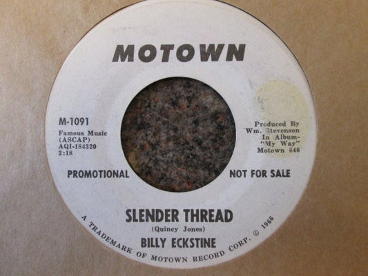 Billy Eckstine ‎– Slender Thread / Wish You Were Here